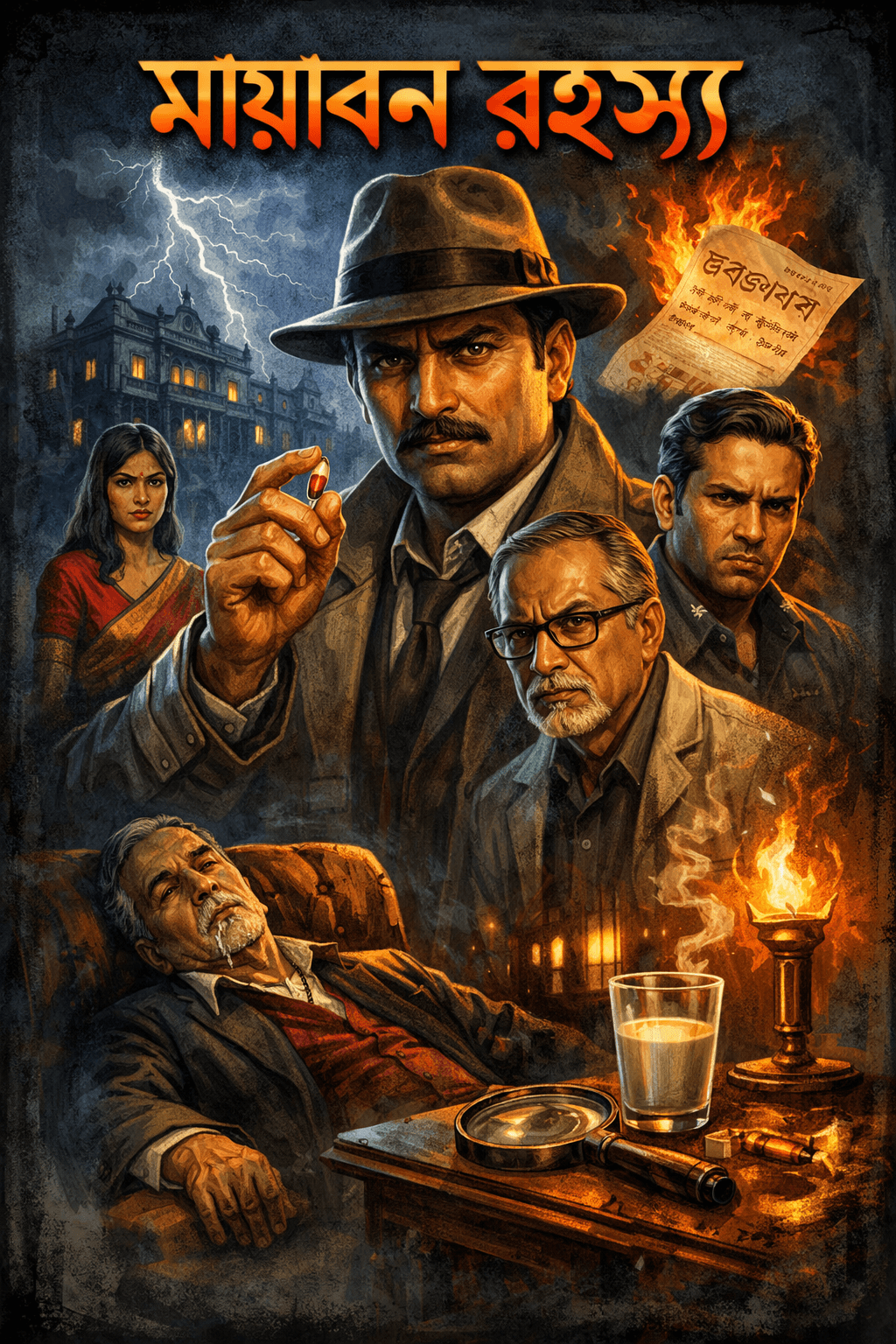 মায়াবনের কালো ছায়া গল্পের দৃশ্য - পুরুলিয়া রাজবাড়ি