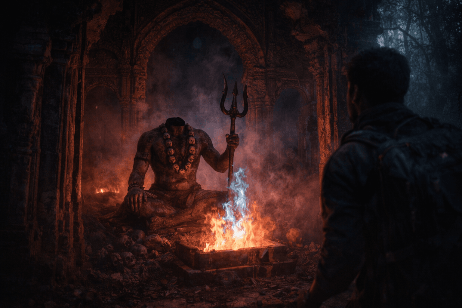 অভিশপ্ত মন্দির ও কাপালিক - কাল্পনিক চিত্র