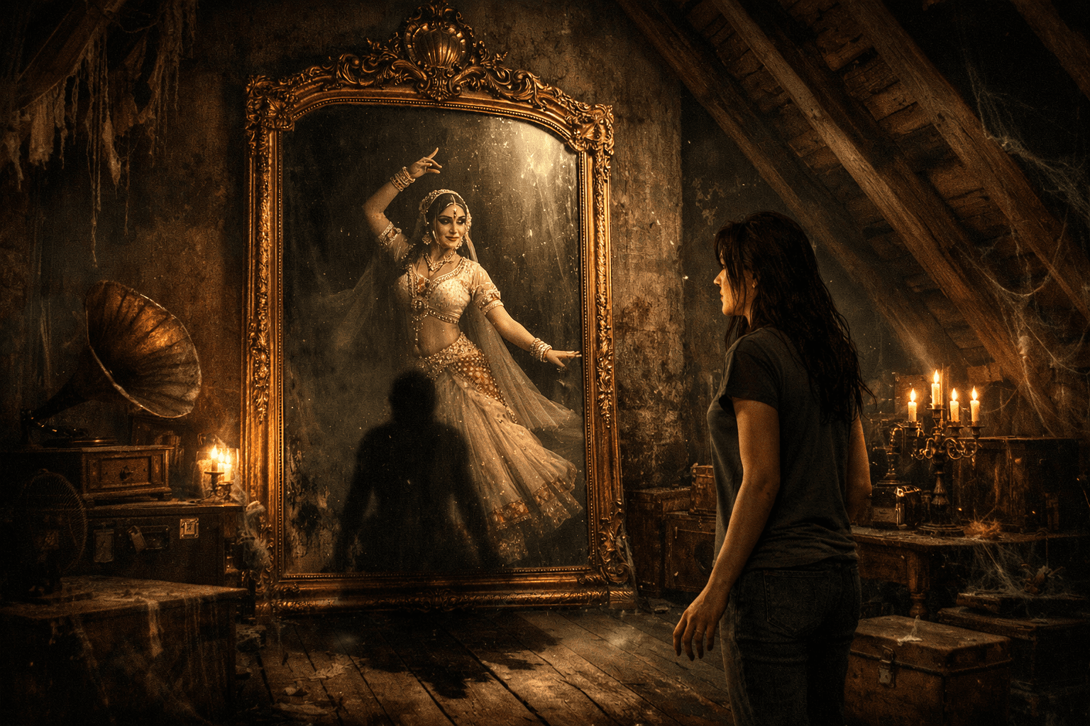 অভিশপ্ত আয়না - কাল্পনিক চিত্র